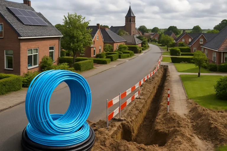 Glasvezel in bedum: dekking en planning