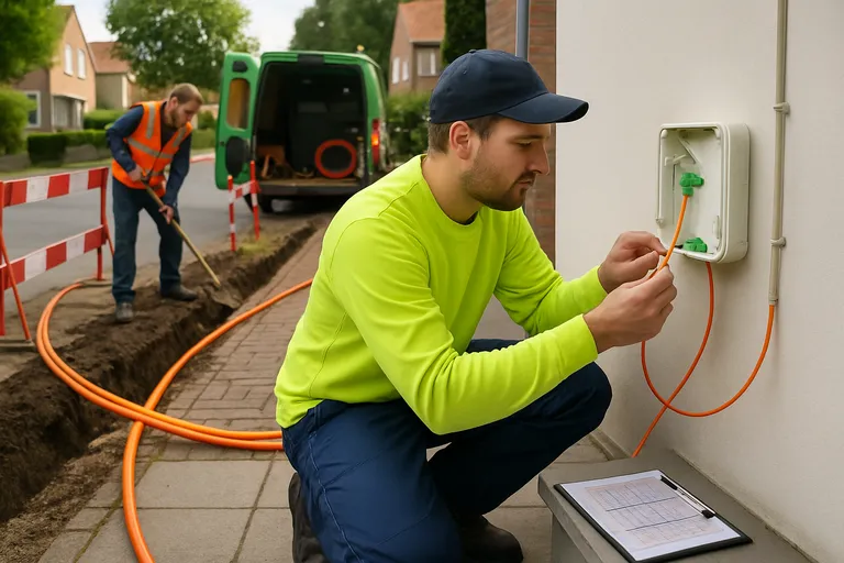 Glasvezel laten aanleggen: kosten, planning en checklist