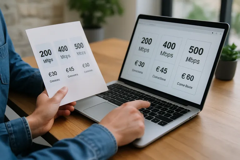 Pakket kiezen: snelheid, prijs en voorwaarden